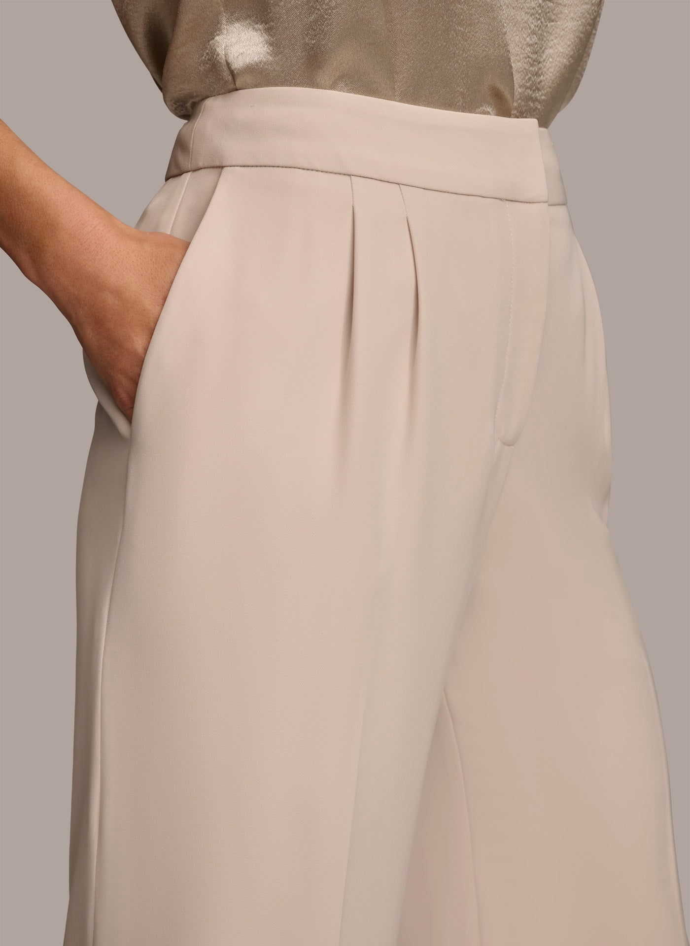 (image for) SUPERB SOFT SUITING WIDE LEG PANT